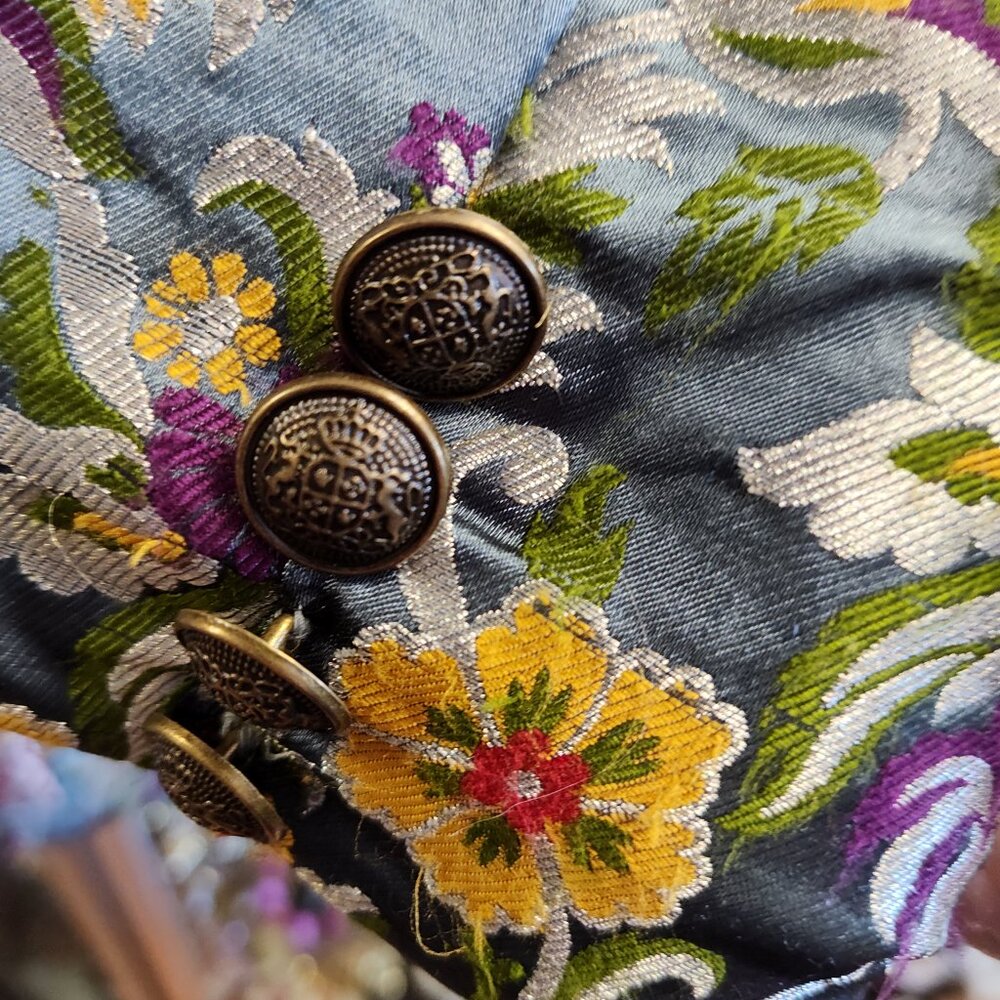 ARATTA FLORAL LAME BLAZER JACKET - Picture 4 of 5